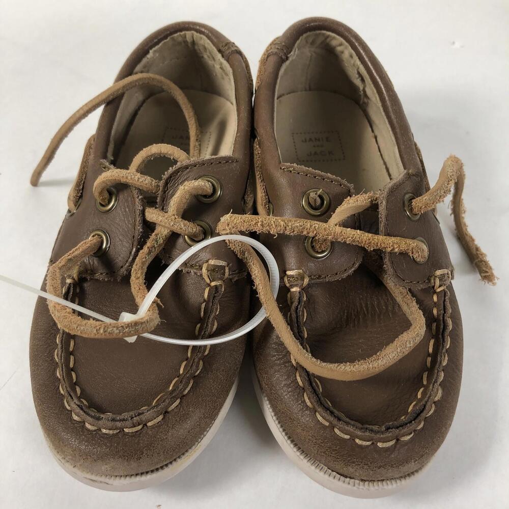 Janie and Jack Toddler Boys Leather Size 9 Loafers